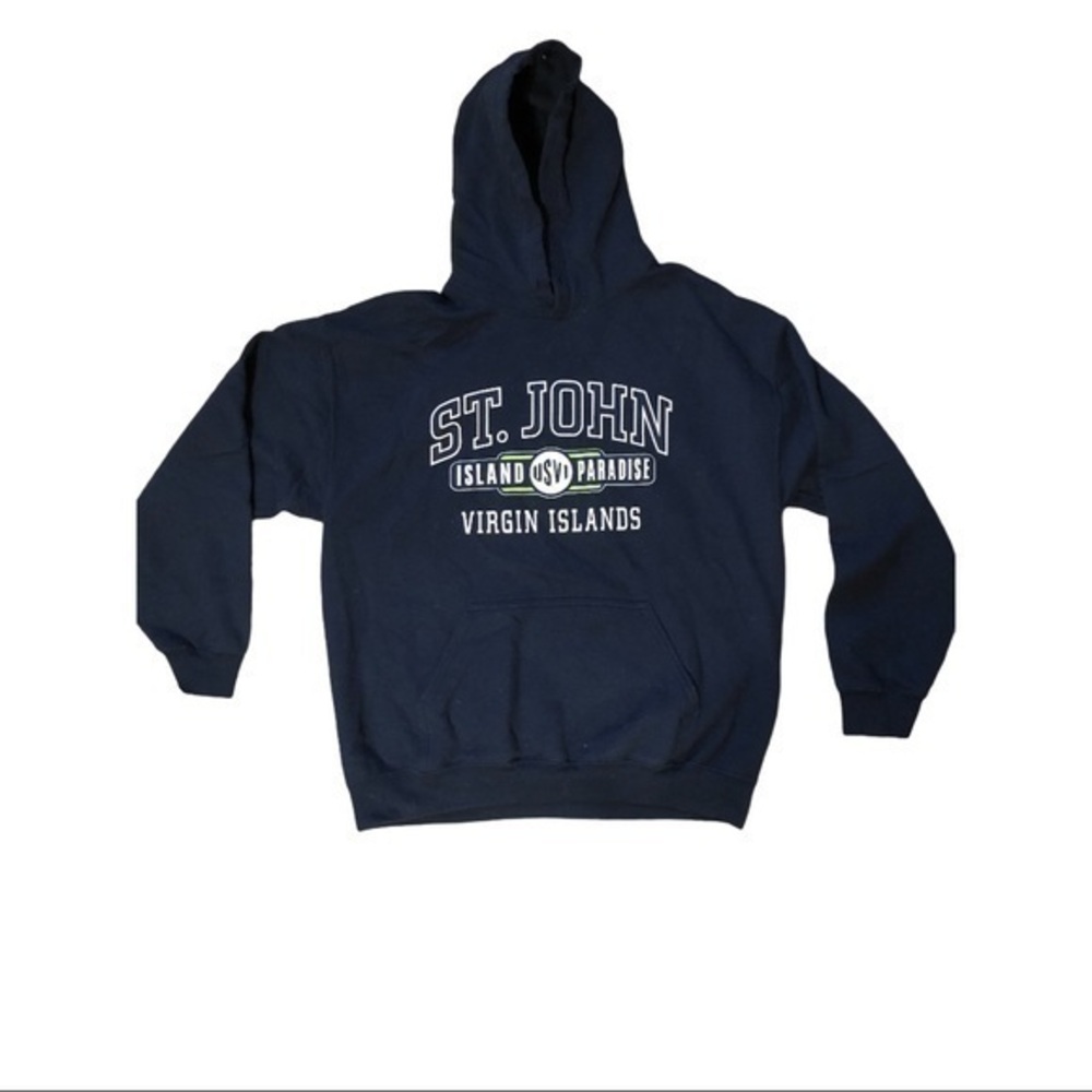 St John USVI virgin island paradise hoodie size Lg
